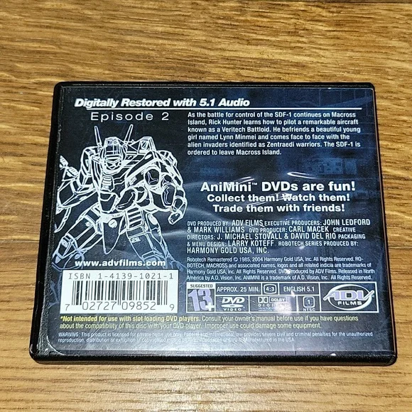 Vintage Animini Robotech Episode 2 - Picture 2 of 3